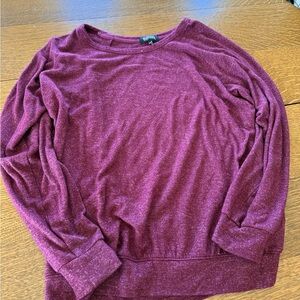 Buffalo David Bitton Maroon Crew Neck Sweater